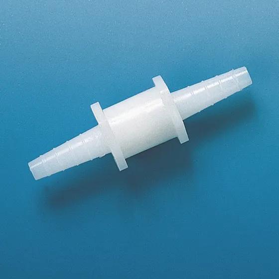 Non-return valve PE-HD valve disc FKM
f. tubing inner dia. 6- 9 mm l. 80 mm