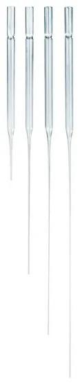 Pasteur pipette, soda-lime glass
total l. appr. 225 mm cap.appr. 1,5 ml
tip ap