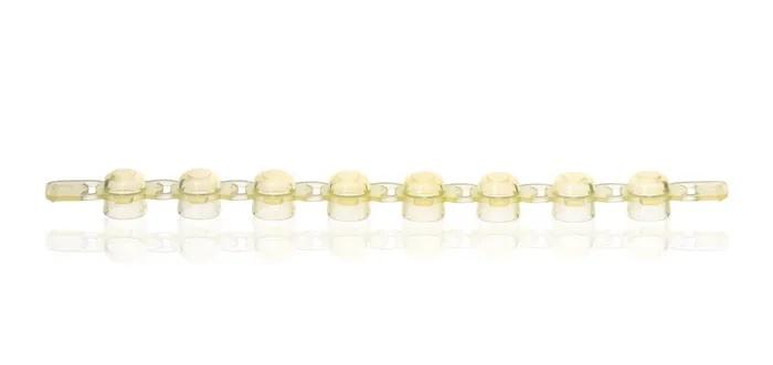 PCR caps strip of 8 PP domed f.PCR-tubes
yellow, pack of 125
BIO-CERT® PCR QUA