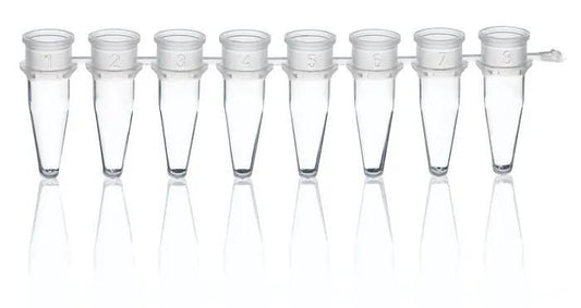 PCR лента со 8 микротуби со висок профил 0.2 ml Brand