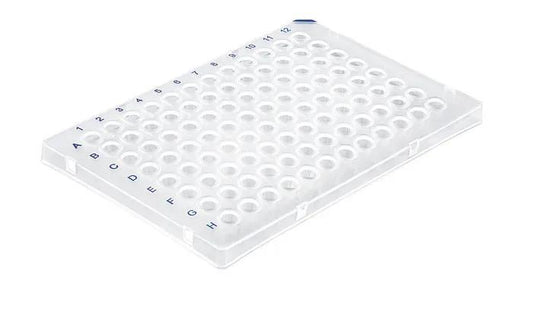 PCR plate, 96-well, semi-skirted
Low Profile, clear, 50 pcs.
PP, BIO-CERT® PCR