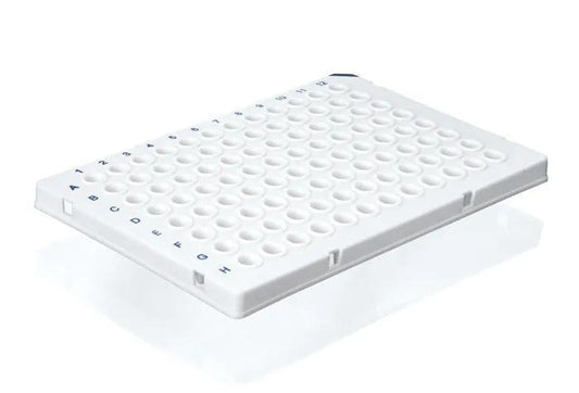 PCR plate, 96-well, semi-skirted
Low Profile, white, 50 pcs.
PP, BIO-CERT® PCR