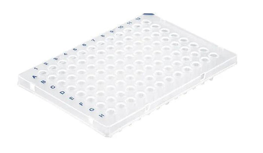 PCR plate, 96-well, semi-skirted
Standard, clear, 50 pcs.
PP, BIO-CERT® PCR QU
