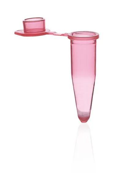 PCR-tube, individual, with cap
0,2 ml, rose, attached flat cap
BIO-CERT® PCR Q