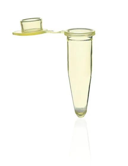 PCR-tube, individual, with cap
0,2 ml, yellow, attached flat cap
BIO-CERT® PCR