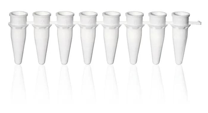 PCR-tube, strip of 8, without cap
0,2 ml, white, for qPCR, pack of 125
BIO-CER
