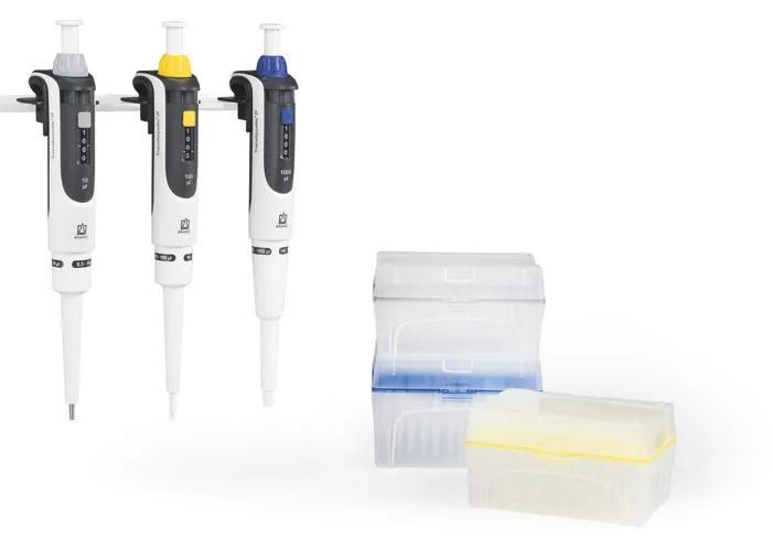 Pipette package 1: 5 x Transferpette S
Variable type (0,1-2,5 µl/0,5-10 µl/2-20