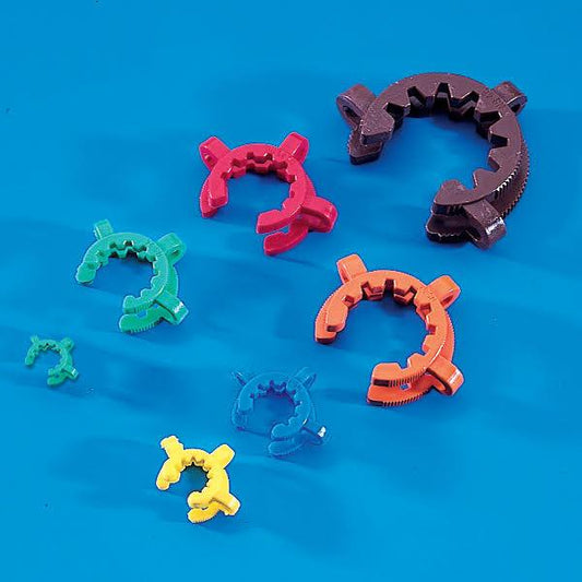 POM CLAMPS FOR GLASS JOINTS 14/23 - Yellow