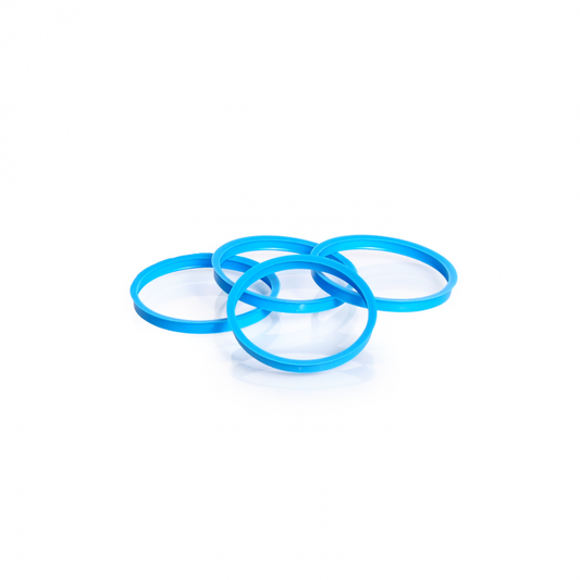 Pouring Ring GL 45, Cyan Polypropylene, for DURAN® laboratory glass Glass Bottl