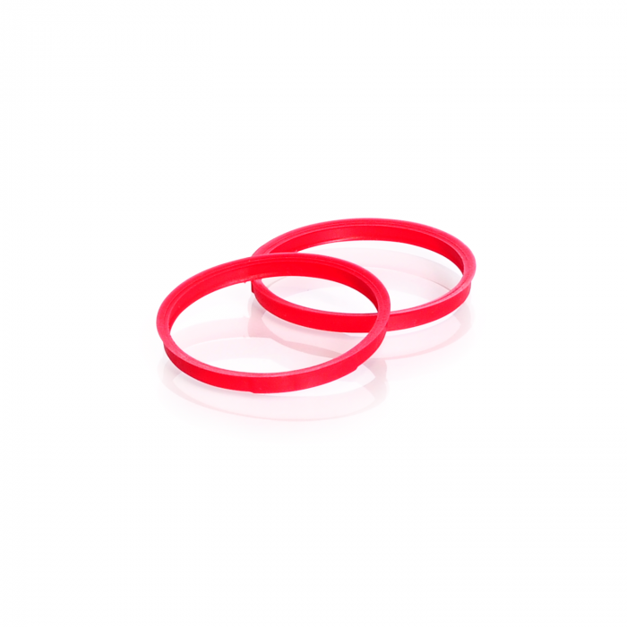Pouring ring, GL 45, ETFE, red, for DURAN® laboratory glass Glass Bottles with