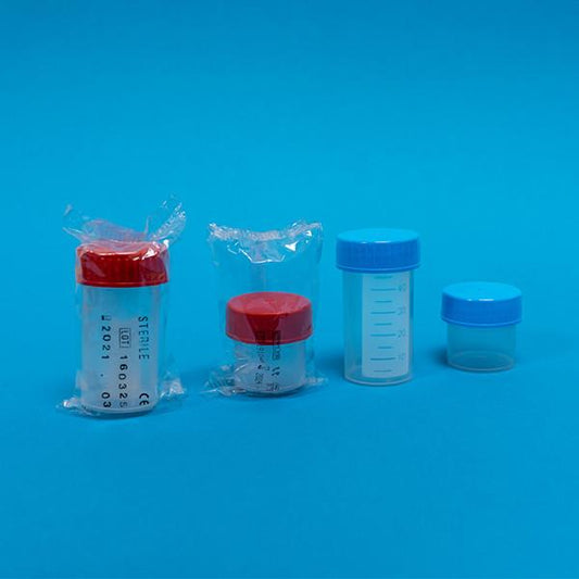 PP SCREW CAP CONTAINER, STERILE SINGLE, 30 ml, o 35x38 mm (400 pcs)
