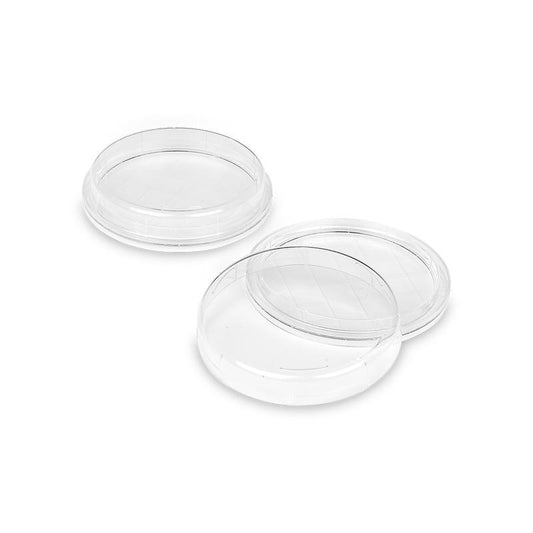 Promed ® contact petri dish in PS o 55 mm h 14 mm triple vents, with counting gr