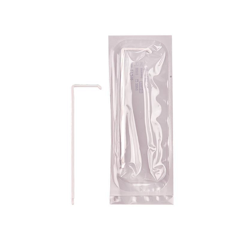 Promed ® L-shape spreader in PS, white colour, individually wrapped in peel-pack