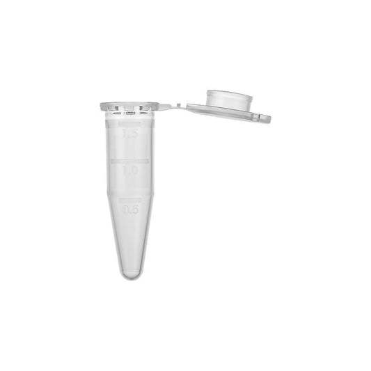 Promed ® microtube 2 ml conical in PP with flat cap and frosted label, Neutral