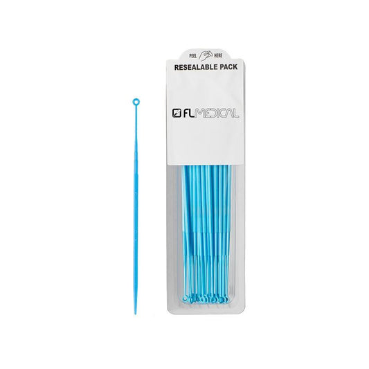 Promed ® soft inoculation loop 10 µl in PS light blue in resealable easy-open ba