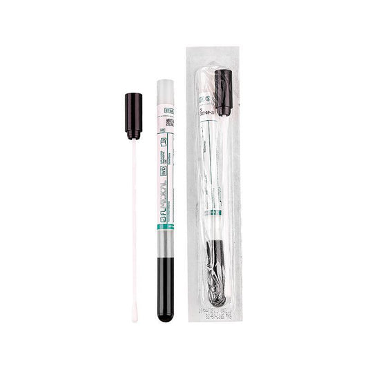 Promed ® swab plastic stick with rayon tip in PP test tube 12x150 mm with stuart