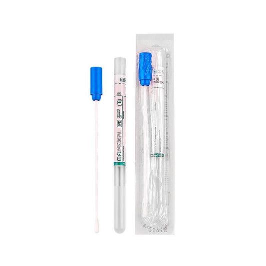 Promed ® swab plastic stick with rayon tip in PP test tube 12x150 mm with stuart