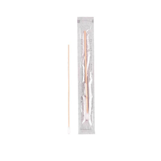 Promed ® swab wooden stick with cotton tip length 150 mm, individually wrapped,