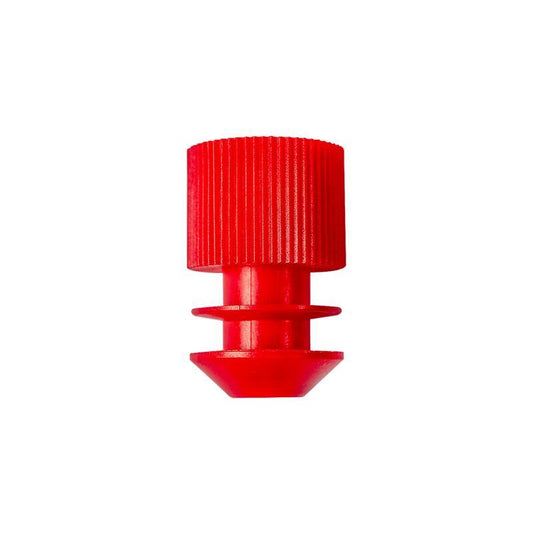 Promed ® winged stopper for test tubes o 13 mm in PE light blue colour