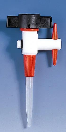 PTFE-stopcock for burette length
with PP-tip, complete