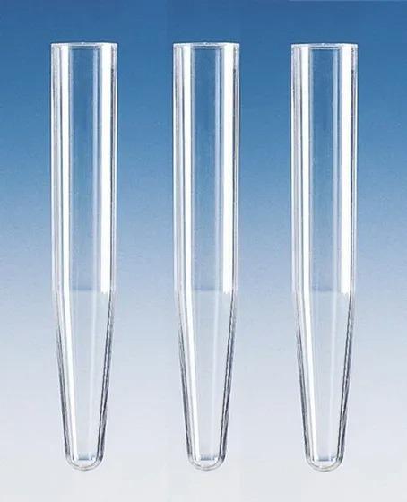 Sedimentation tube, PS
16 x 105 mm, con. bottom, pack of 2000
RCF max. 1000