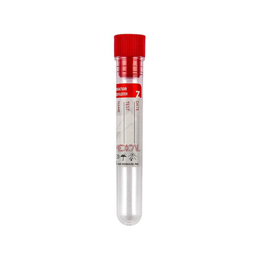 Separmed ® Tech test tube 16x100 mm in PP with clot activator, red cap, with lab