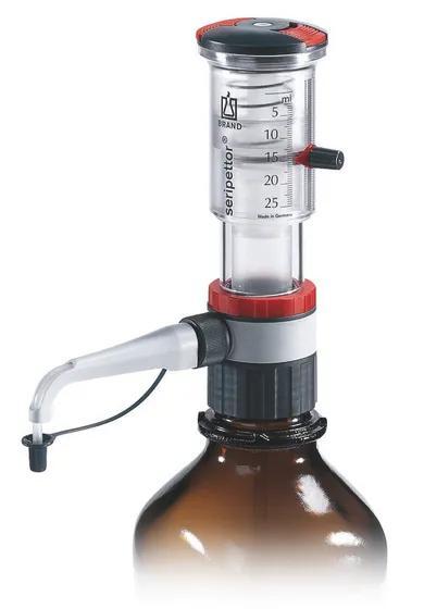 seripettor®
 1  -10   ml, A% <= +/-1,2, CV% <= 0,2
subdivision 0,2 ml, for e.g