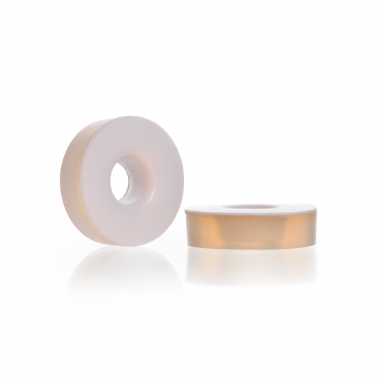 Silicone rubber seals, for GL 25 threads with PTFE washer, 22 x 8 mm