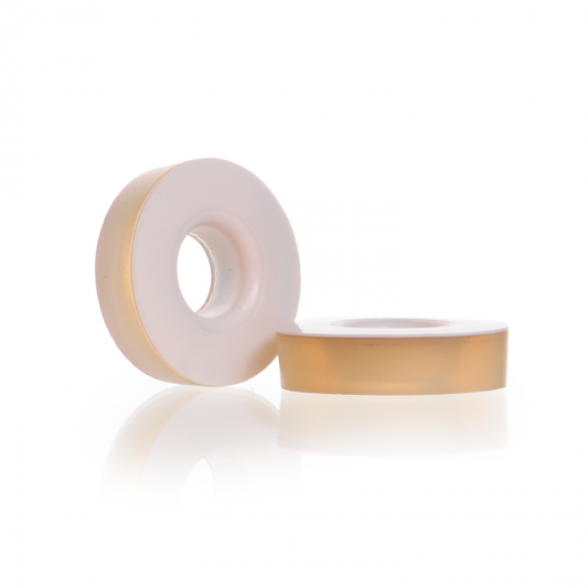 Silicone rubber seals, for GL 32 threads with PTFE washer, 29 x 18 mm