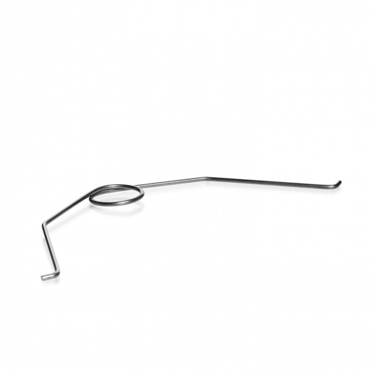 Stainless steel handle for staining tray