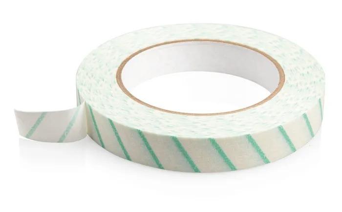 Sterilization indicator tape f.temp.ind.
50 m x 19 mm, crepe paper, self-adhesi