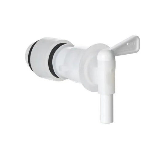 Stopcock, PP, with adapter and 2 seals
for aspirator bottles 131171 and 131175