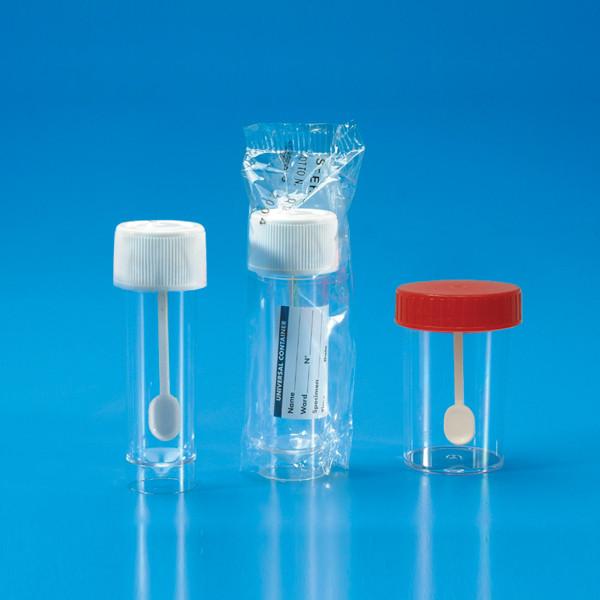TEST TUBES WITH SPOON, 30 ml (400 pcs)