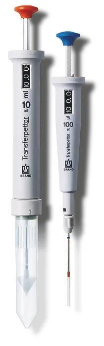 TRANSFERPETTOR Digital type DE-M
  1,0 -  5,0 ml, with cap made of PP
pipette