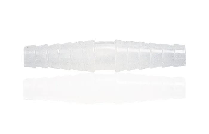 Tubing connector, PP, straight
f. tubing inner dia.  9-13 mm, l. 57 mm