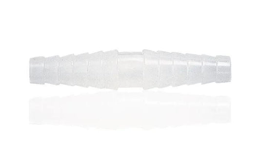 Tubing connector, PP, straight
f. tubing inner dia.  9-13 mm, l. 57 mm