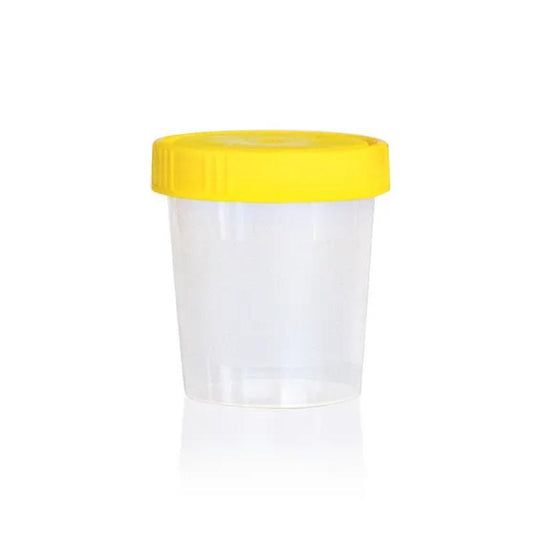 Universal container, PP, screw cap
grad. to 100 ml, y-sterile, yellow cap
SAL