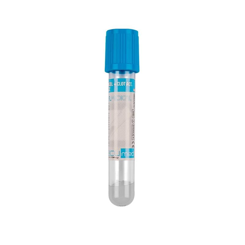 Vacumed® 16x100 mm with Gel Separator + Clot Activator x 8 ml of blood, electric