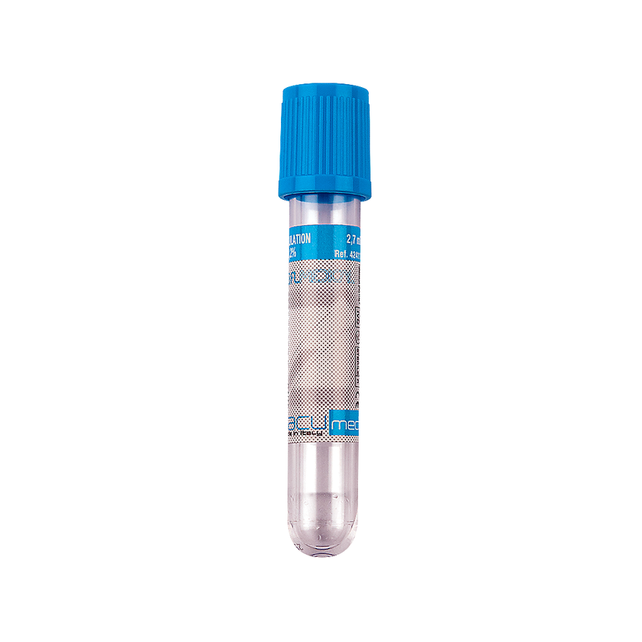 Вакум епрувети 2,7ml за коагулација со 3,2% Sodium Citrate