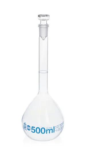 Vol. flask BLAUBRAND class A DE-M
  20 ml, Boro 3.3 NS 10/19 glass stopper
gra