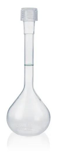 Volumetric flask PFA cl. A
 250 ml, GL 25, with screw cap
highly transparent,