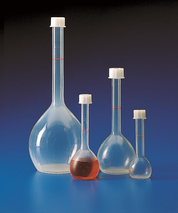 VOLUMETRIC FLASK WITH SCREW CAP TPX®, 500 ml