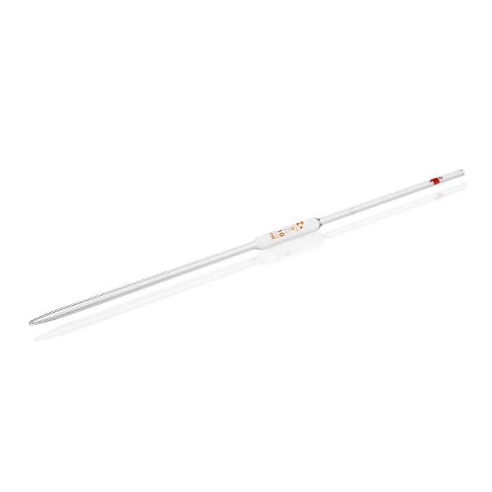 Volumetric Pipette from soda-lime glass, class B, 10 ml