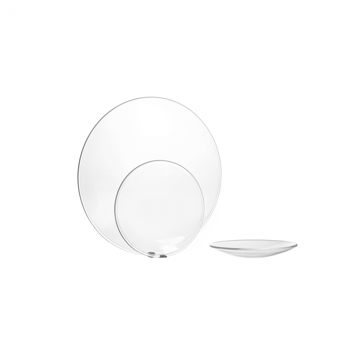 Watch glass dish, with fused edges, d = 150 mm, soda-lime-glass