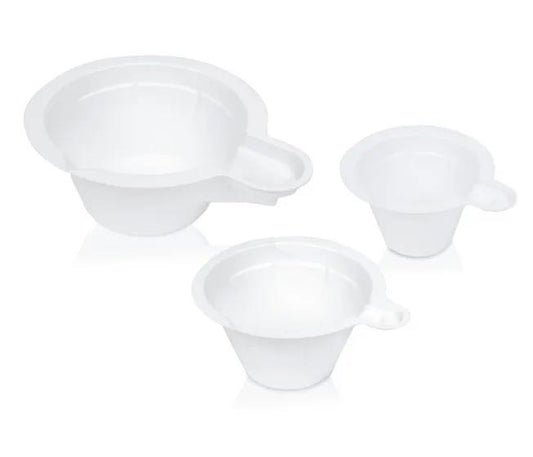 Weighing dish PS round with handle
200 ml  117 x 51 mm antistatic
1 PAK = 200