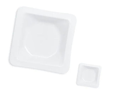 Weighing dish PS square shape sterile
100 ml  84 x  84 x 24 mm antistatic
1 PA